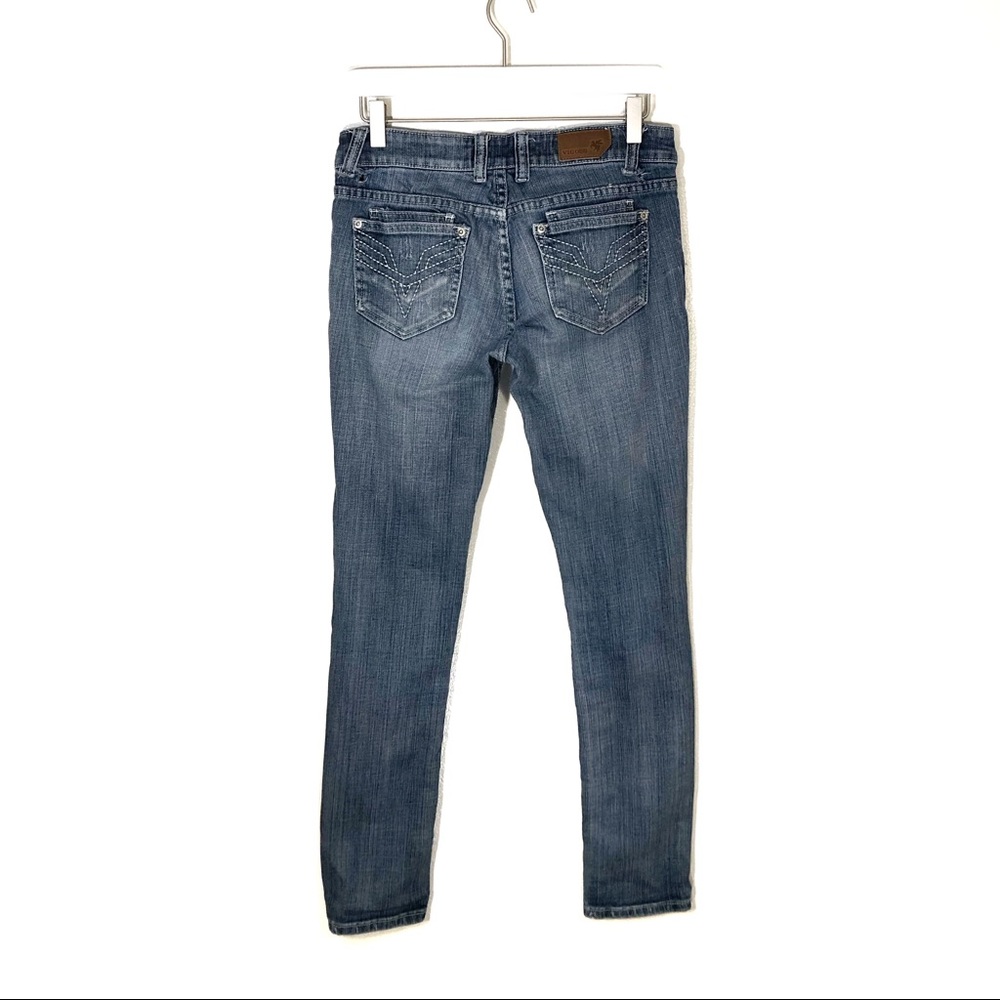 Vigoss Skinny jeans distressed medium wash size 3 - Picture 2 of 10